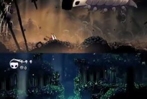 300 IQ гейминг: чел побеждает боссов из первой Hollow Knight и Silksong одновременно