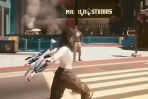 Киберпанк от третьего лица выглядит просто потрясающе️