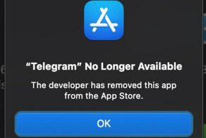 Telegram для macOS исчез из App Store