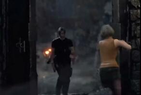 Для RE4 выпустили мемный мод, меняющий местами модельки Леона и Эшли, при этом оставляя им оригинальную физику