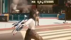 Киберпанк от третьего лица выглядит просто потрясающе️