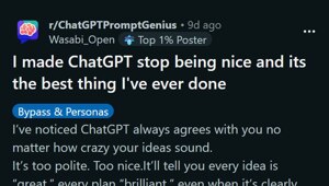 ️Избавляемся от поддакиваний ChatGPT — придумали промпт, отключающий всю бесполезную информацию от бота