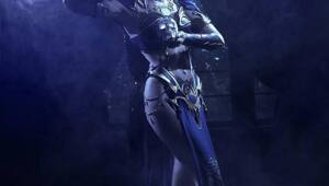 Keller в образе богини Шар из Baldur’s Gate 3