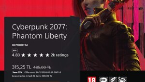 Дополнение Phantom Liberty для Cyberpunk 2077 сейчас доступно в PS Store по рекордно низкой цене