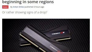 В Европе цены на DDR5 начали снижаться — несмотря на острый дефицит памяти