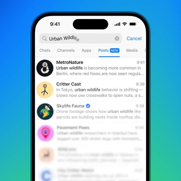 В Telegram вышло огромное обновление — в нём добавили рейтинг и глобальный поиск по постам