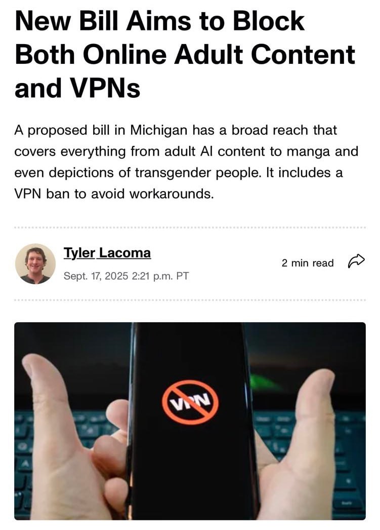 В США хотят запретить VPN, мангу и ASMR — соответствующий законопроект вовсю продвигают республиканцы