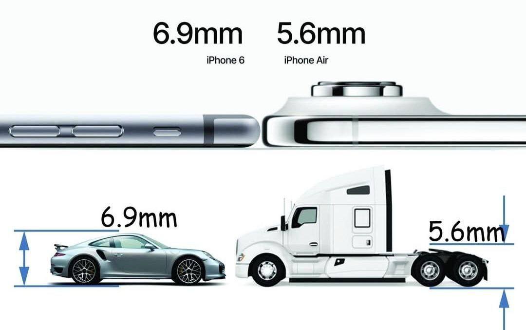 IPhone Air самый тонкий, правда есть одно но…