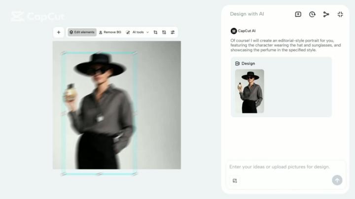 Дезайнеры, для вас: в CapCut добавили AI Design — новый инструмент на базе ИИ