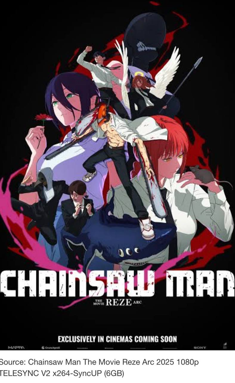 ️«Человек-бензопила: История Резе» слили в сеть — аниме уже сегодня можно будет посмотреть в зелёном магазине