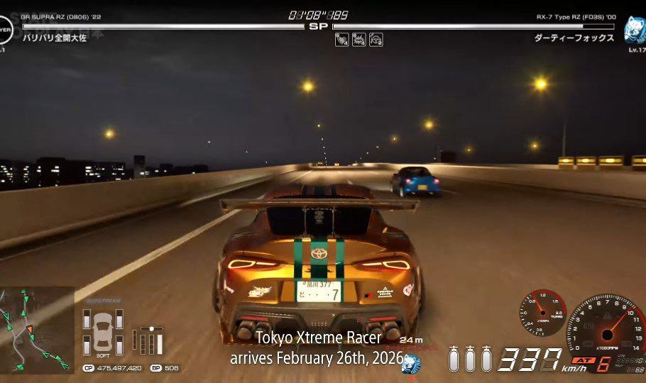 Появилась дата выхода Tokyo Xtreme Racer на PlayStation 5