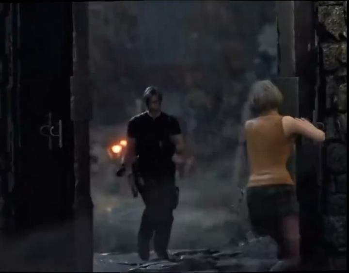 Для RE4 выпустили мемный мод, меняющий местами модельки Леона и Эшли, при этом оставляя им оригинальную физику